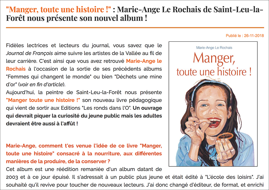 Interview Journal de Francois